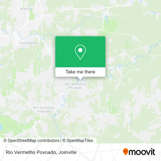 Rio Vermelho Povoado map