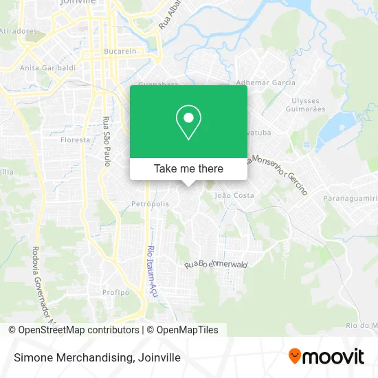 Simone Merchandising map