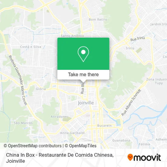 China In Box - Restaurante De Comida Chinesa map