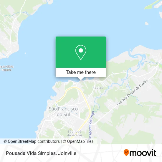 Pousada Vida Simples map