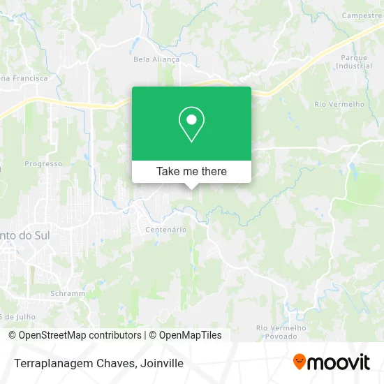 Terraplanagem Chaves map