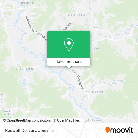 Redwolf Delivery map