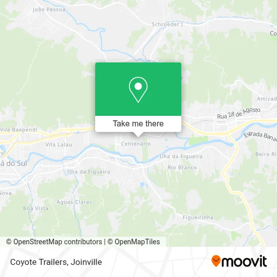 Coyote Trailers map