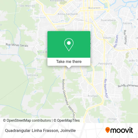Quadrangular Linha Frasson map
