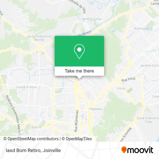 Iasd Bom Retiro map