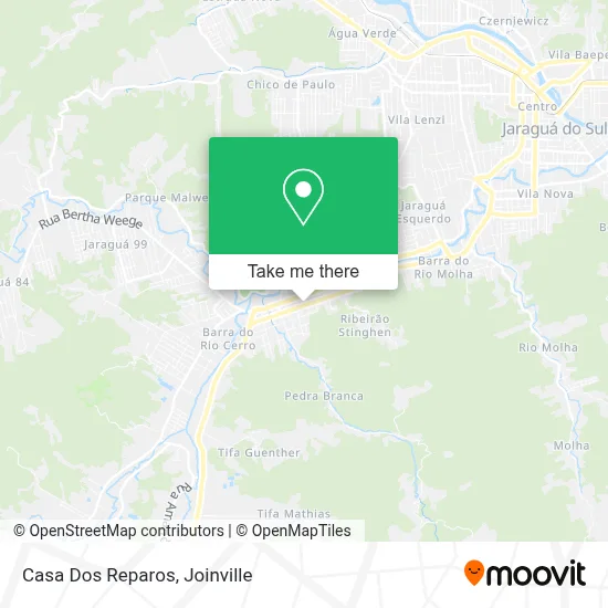 Casa Dos Reparos map