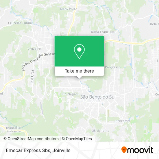 Emecar Express Sbs map