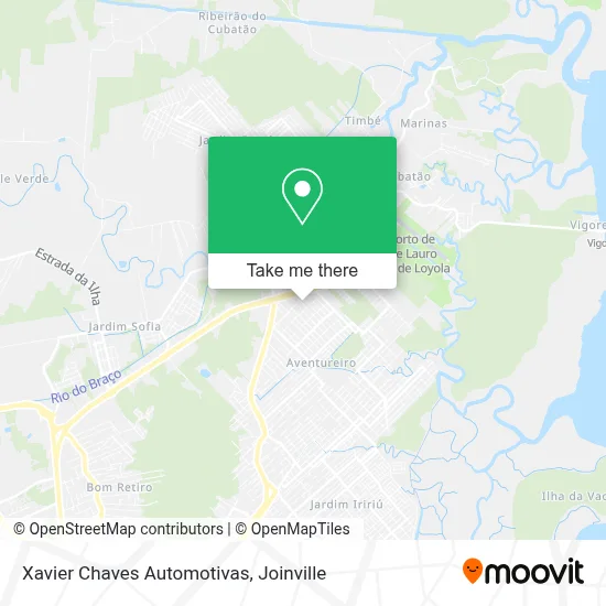 Xavier Chaves Automotivas map
