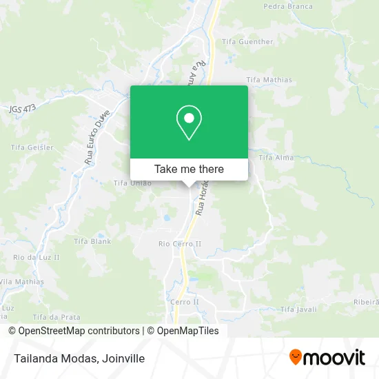 Tailanda Modas map