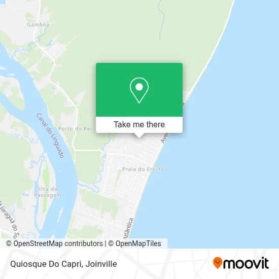 Quiosque Do Capri map