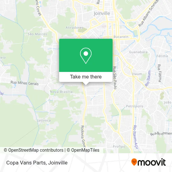 Copa Vans Parts map