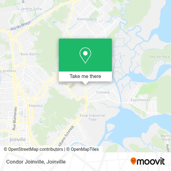 Condor Joinville map