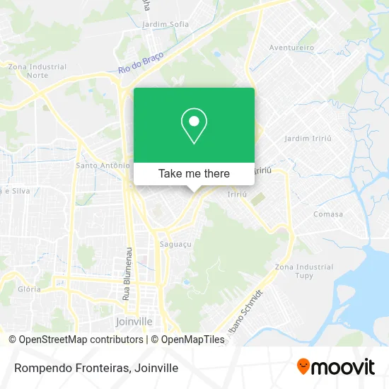 Rompendo Fronteiras map