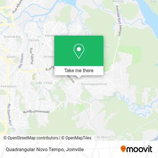 Quadrangular Novo Tempo map