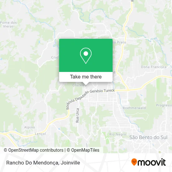 Rancho Do Mendonça map