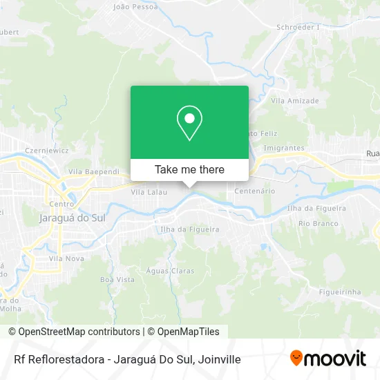 Rf Reflorestadora - Jaraguá Do Sul map