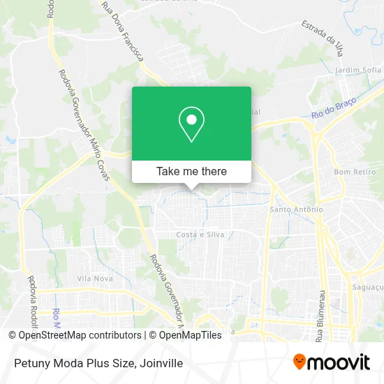Petuny Moda Plus Size map