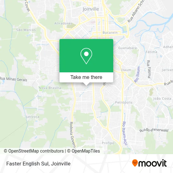 Faster English Sul map