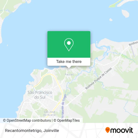 Recantomontetrigo map