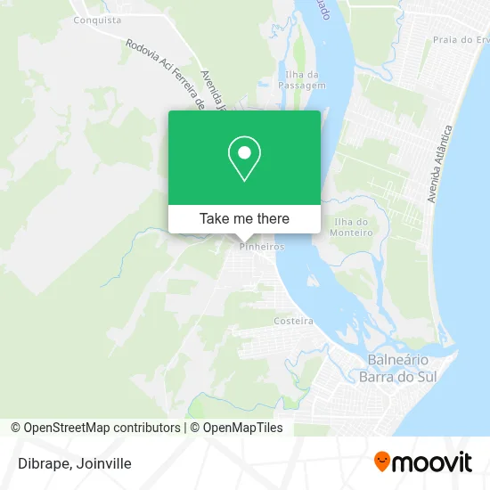 Dibrape map