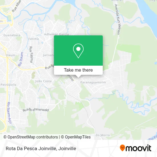 Rota Da Pesca Joinville map