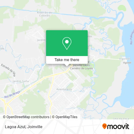 Lagoa Azul map