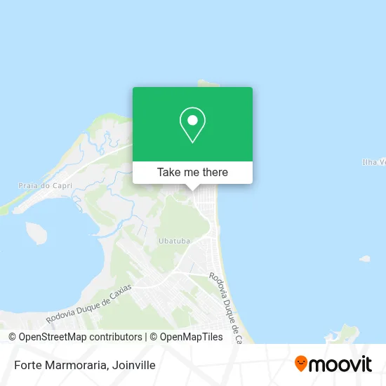 Forte Marmoraria map