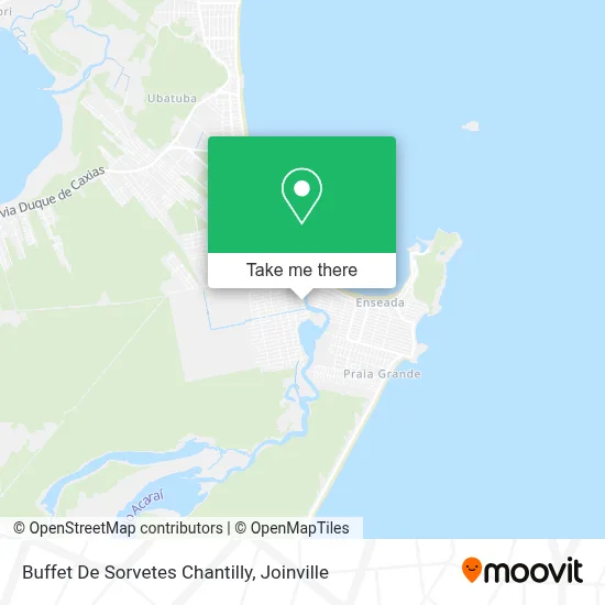 Buffet De Sorvetes Chantilly map