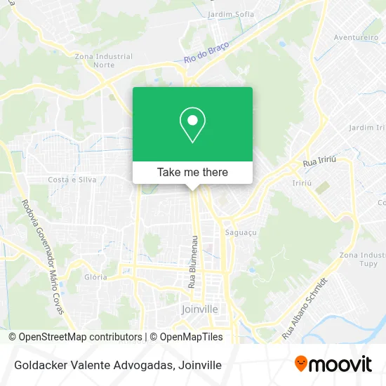 Goldacker Valente Advogadas map