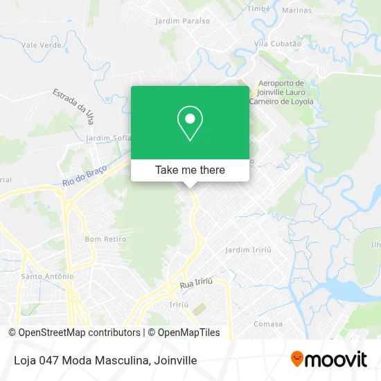 Loja 047 Moda Masculina map