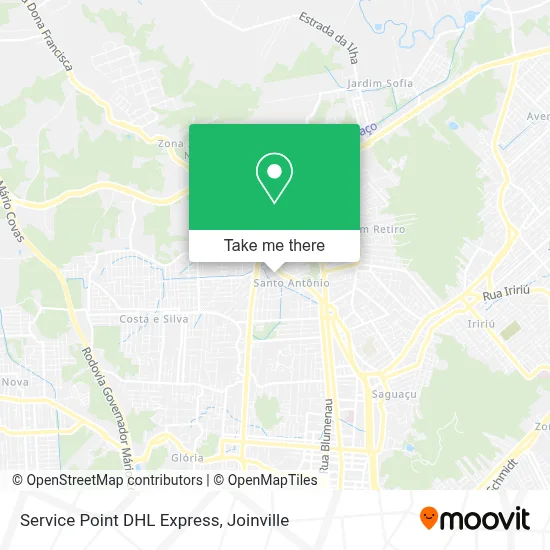 Service Point DHL Express map