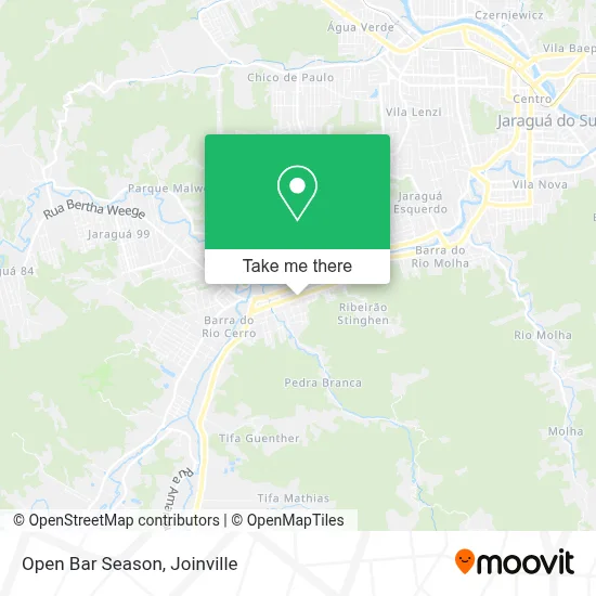 Open Bar Season map