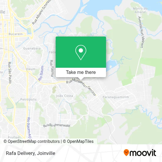 Rafa Delivery map