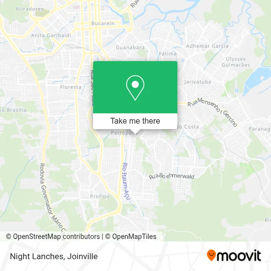 Night Lanches map