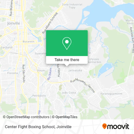 Center Fight Boxing School map