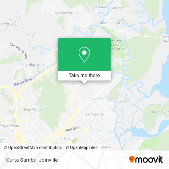 Curta Samba map
