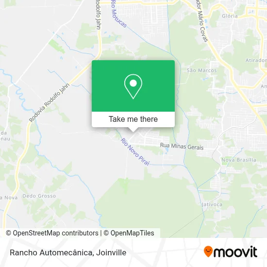 Rancho Automecânica map