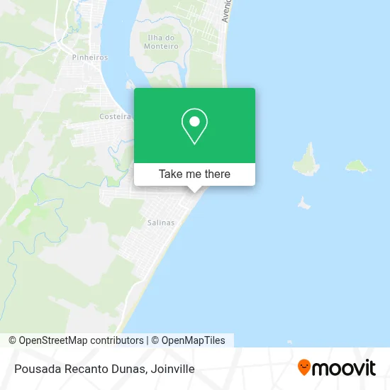 Pousada Recanto Dunas map