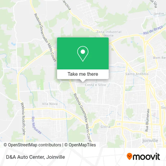 D&A Auto Center map