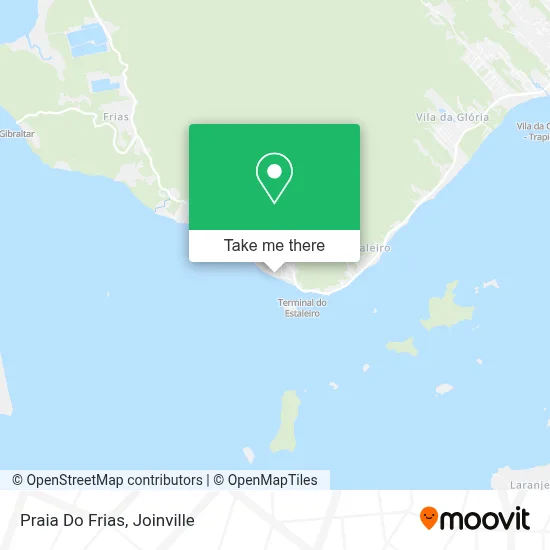 Praia Do Frias map