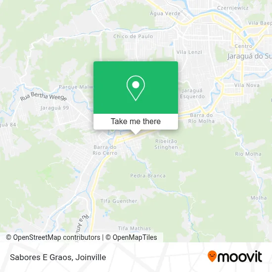 Sabores E Graos map