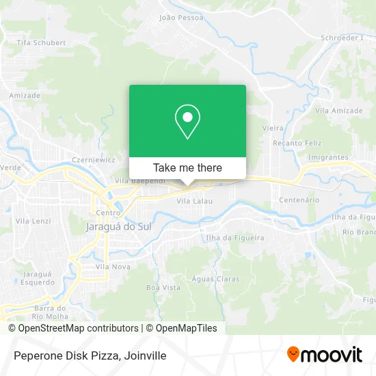 Peperone Disk Pizza map