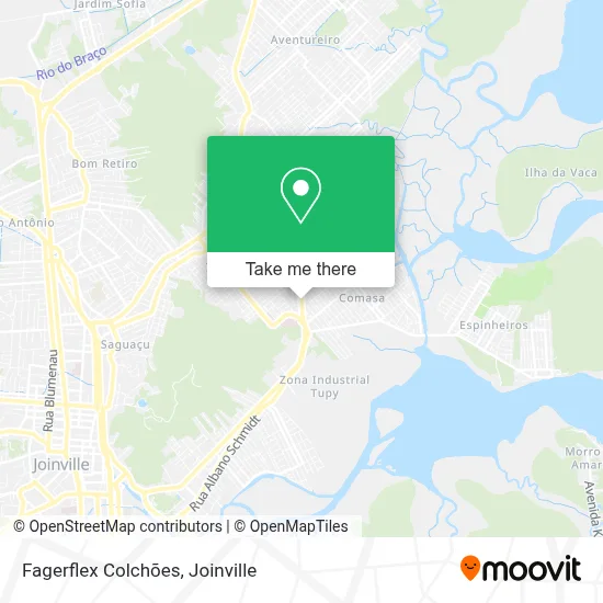 Fagerflex Colchões map