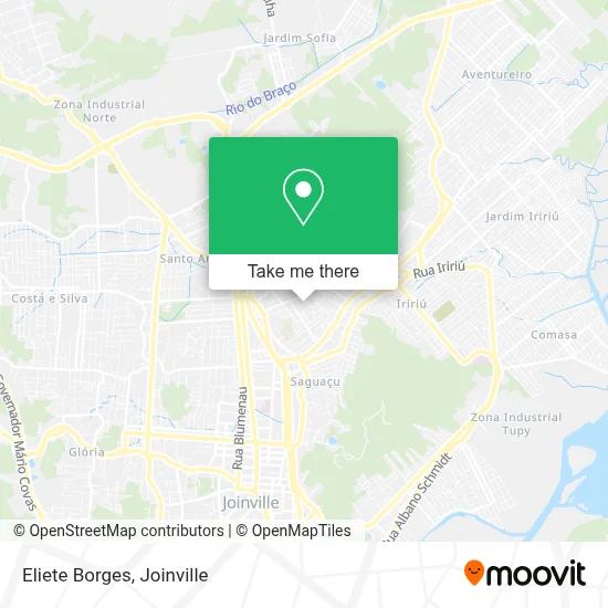 Eliete Borges map