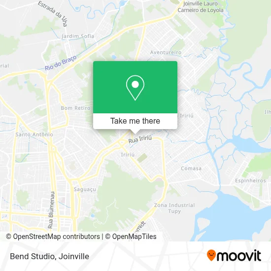 Bend Studio map