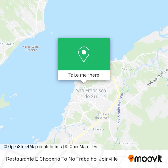 Restaurante E Choperia To No Trabalho map