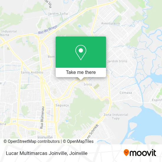 Lucar Multimarcas Joinville map
