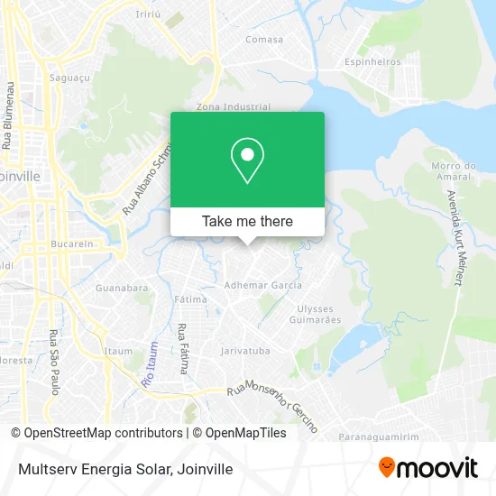Multserv Energia Solar map