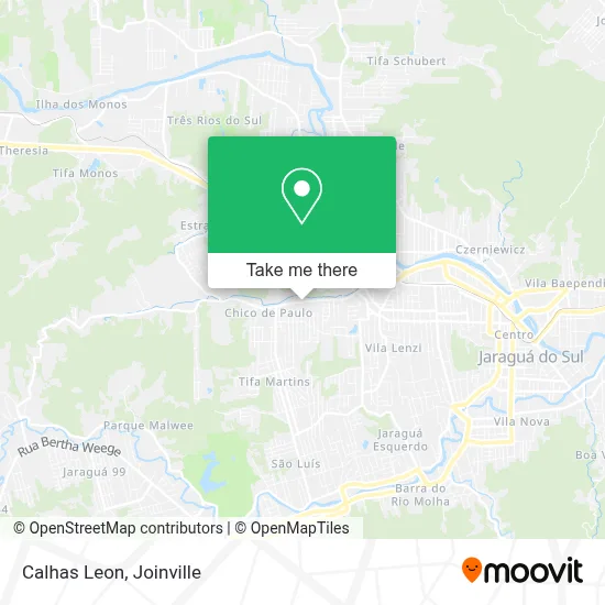 Calhas Leon map
