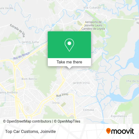 Top Car Customs map